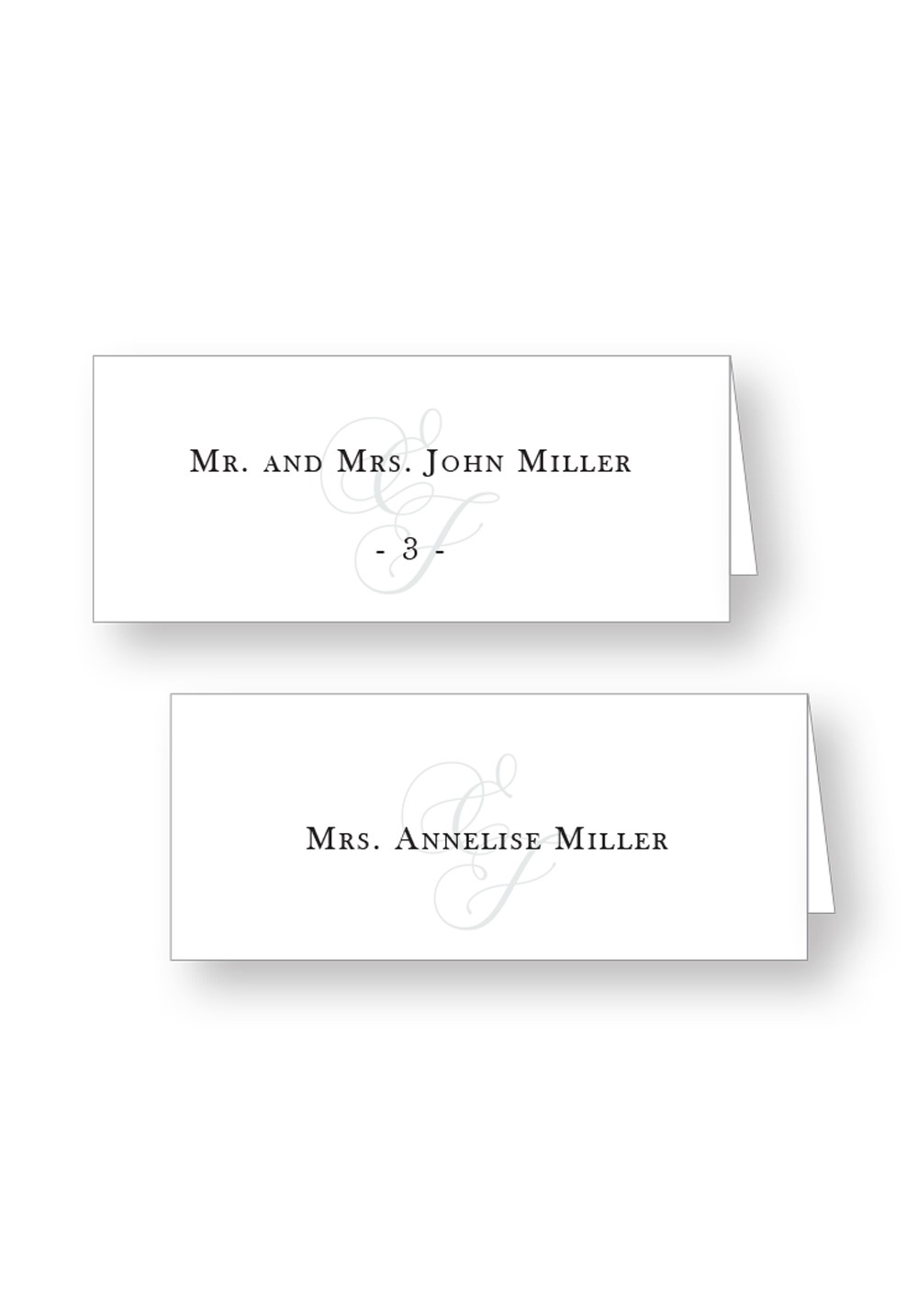 Jasmin Escort Cards | Paper Daisies Stationery