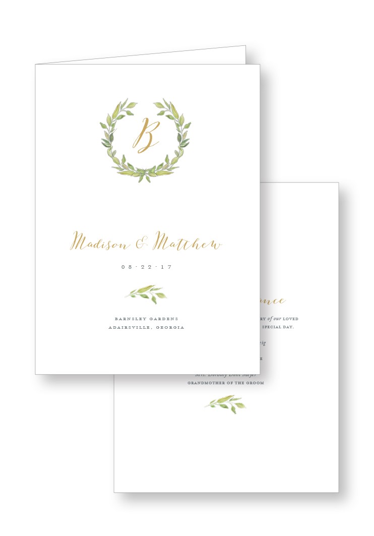 Laurel Program | Paper Daisies Stationery