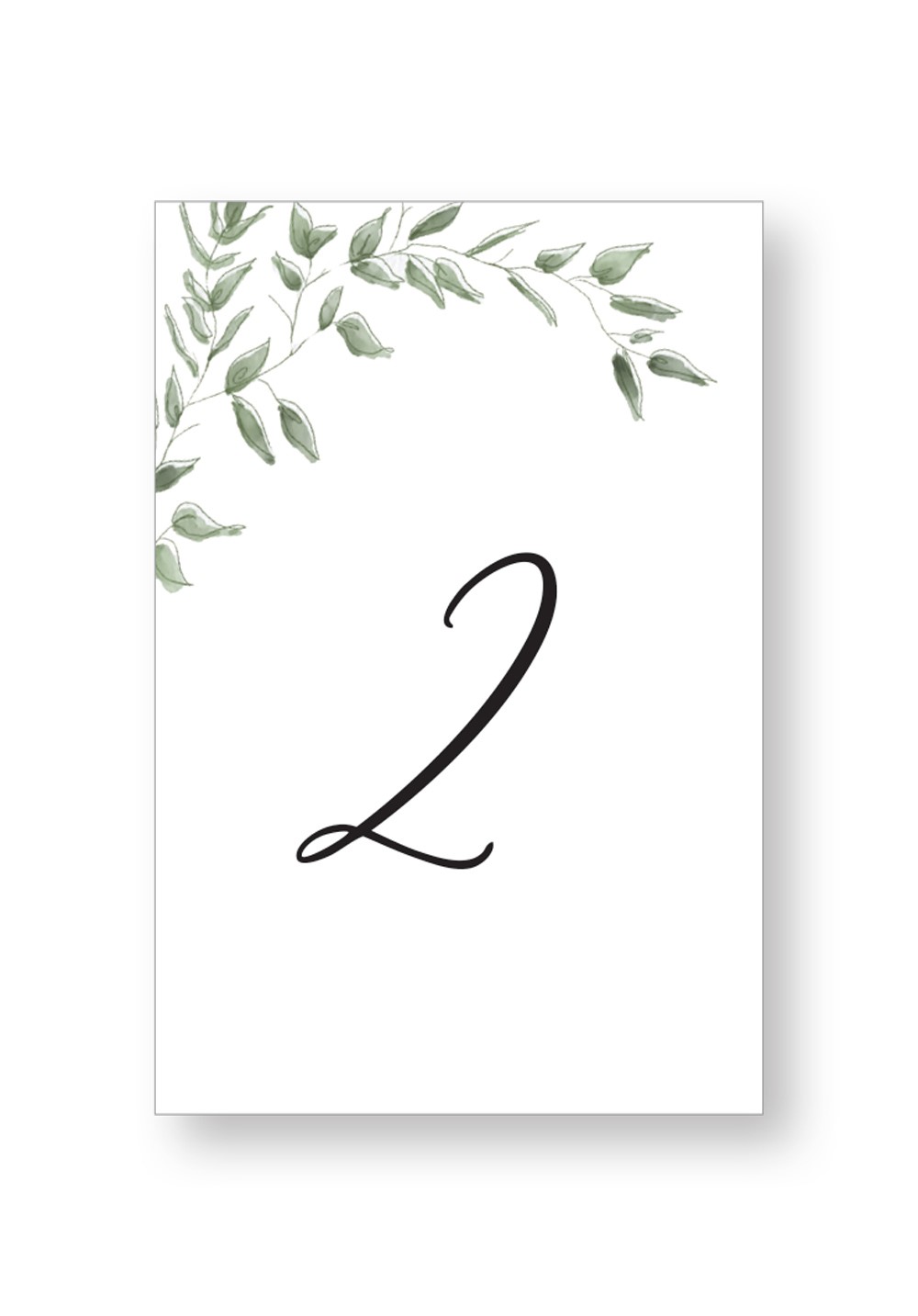 Eucalyptus Table Numbers | Paper Daisies Stationery