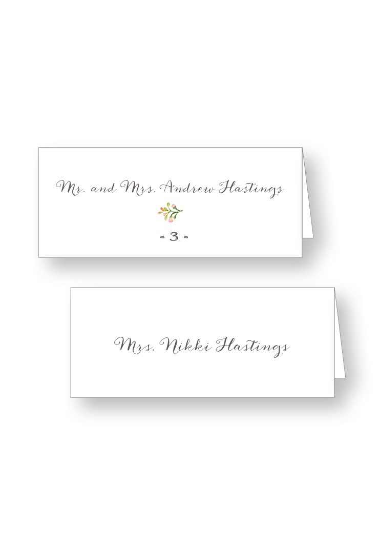 Posey Place Cards | Paper Daisies Stationery