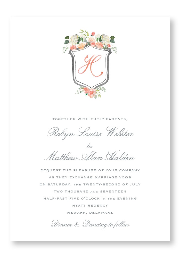 Hydrangea Invitation | Paper Daisies Stationery