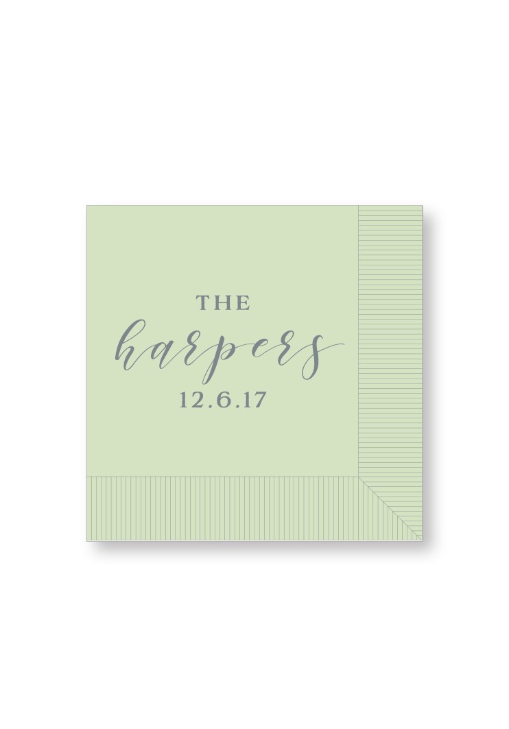 Succulent Cocktail Napkins | Paper Daisies Stationery