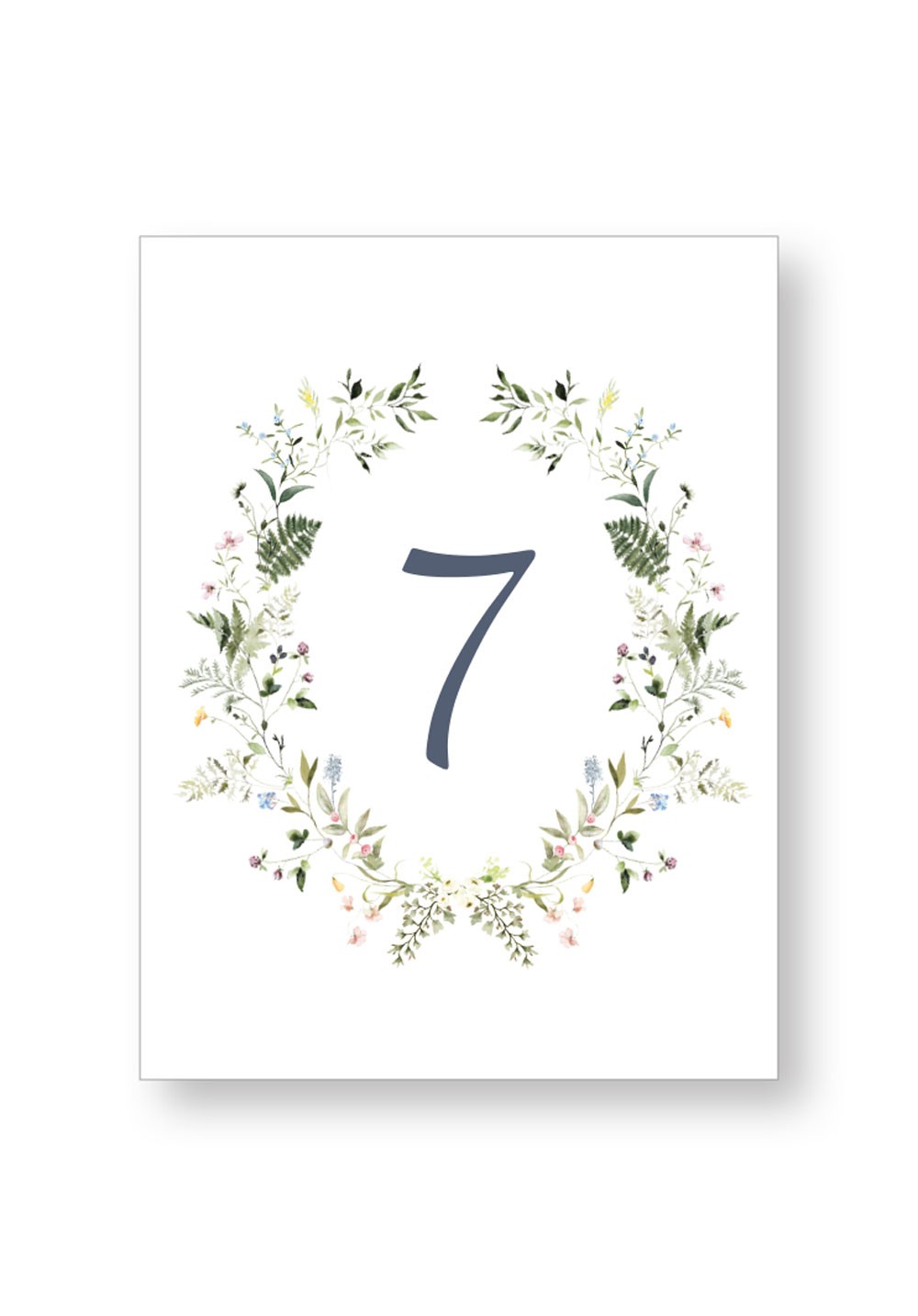 Blue Bell Table Numbers | Paper Daisies Stationery