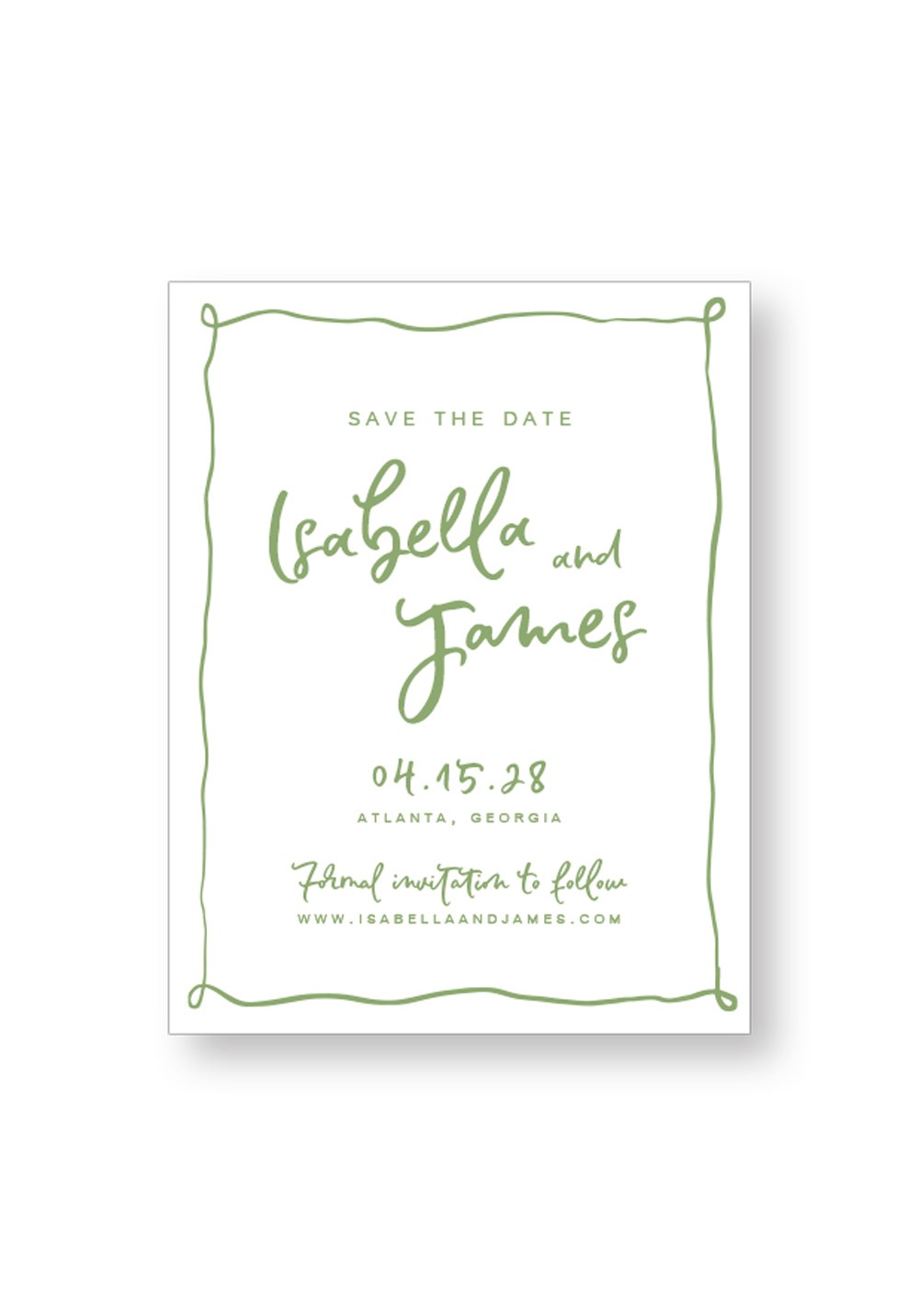 Brunia Save the Date | Paper Daisies Stationery