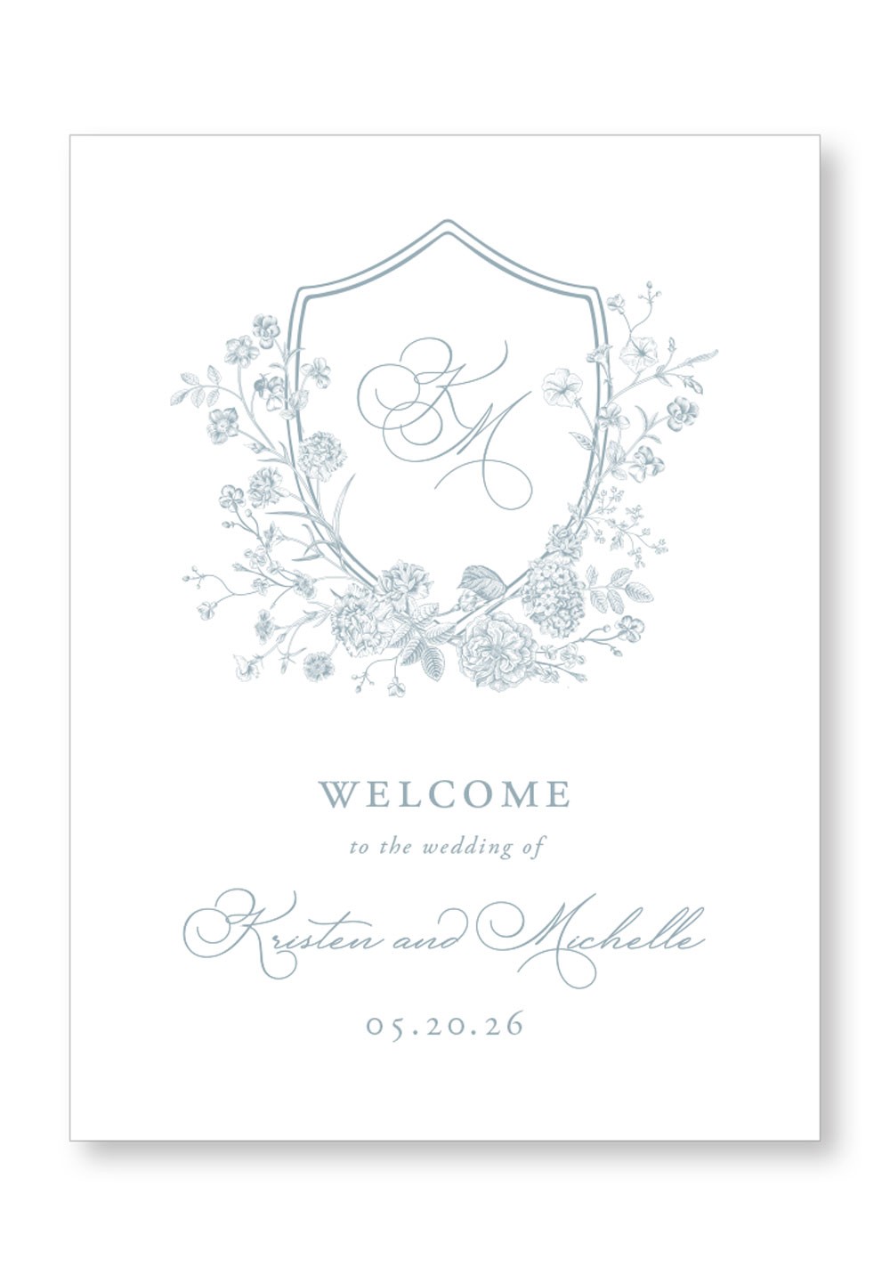 Blossom Ceremony & Reception Large Signage | Paper Daisies Stationery