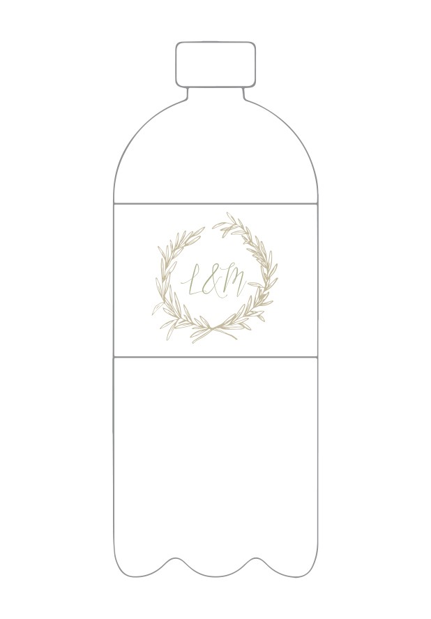 Branch Water Bottle Label | Paper Daisies Stationery