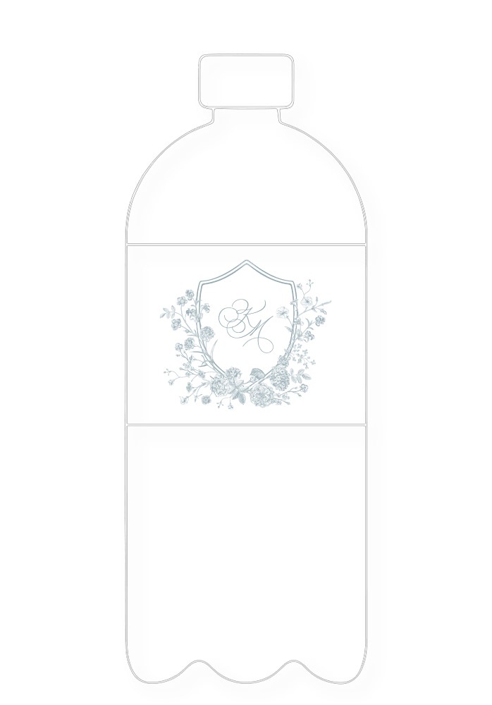 Blossom Water Bottle Label | Paper Daisies Stationery