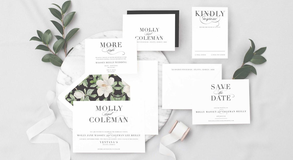 Magnolia Collection Sample | Paper Daisies Stationery