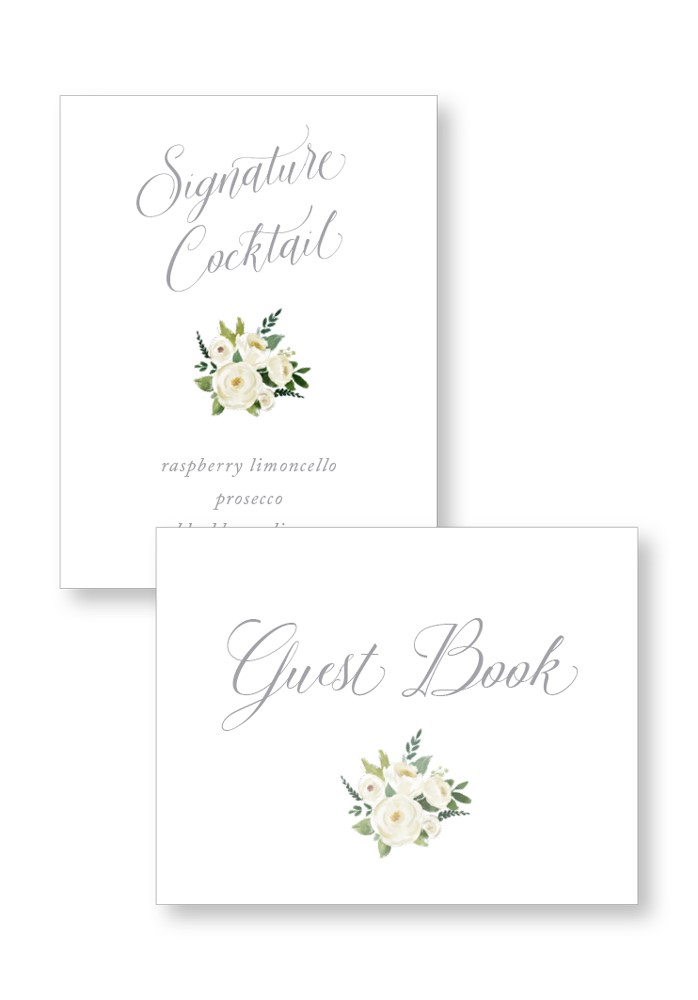Cottonwood Ceremony & Reception Small Signage | Paper Daisies Stationery