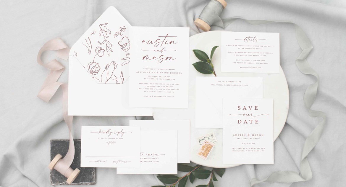 Ivy Collection Sample | Paper Daisies Stationery