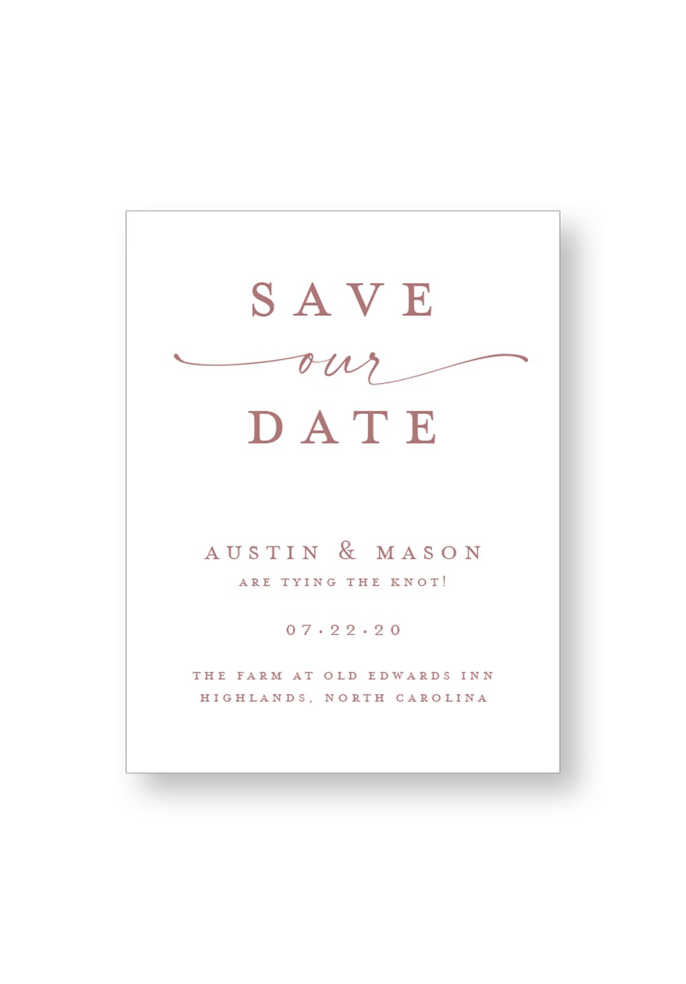 Ivy Save the Date | Paper Daisies Stationery