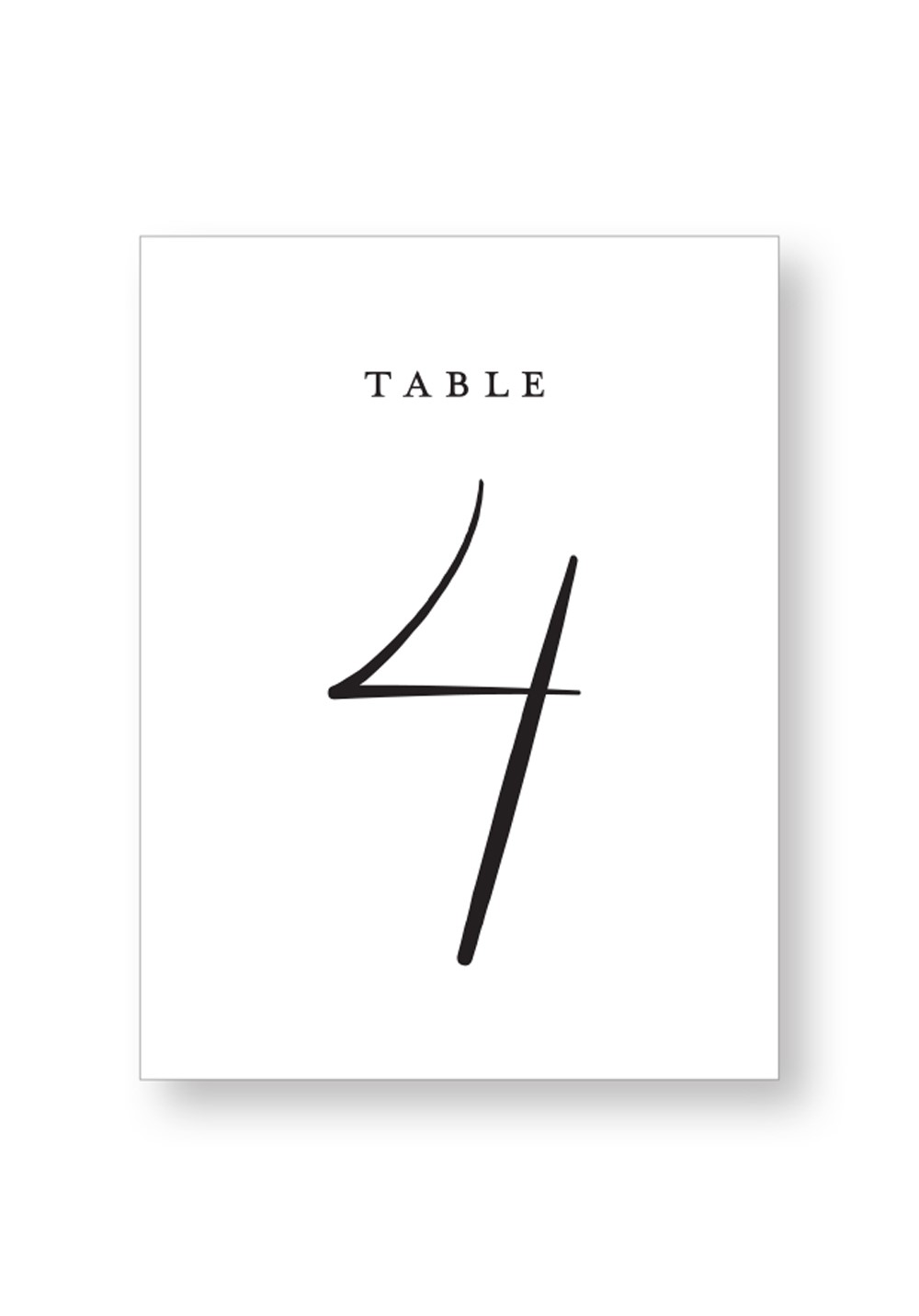 Dogwood | Whimsical Table Numbers | Paper Daisies Stationery