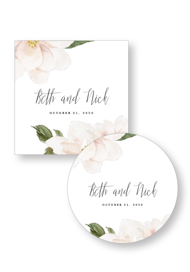 Dogwood | Custom Whimsical Stickers | Paper Daisies Stationery