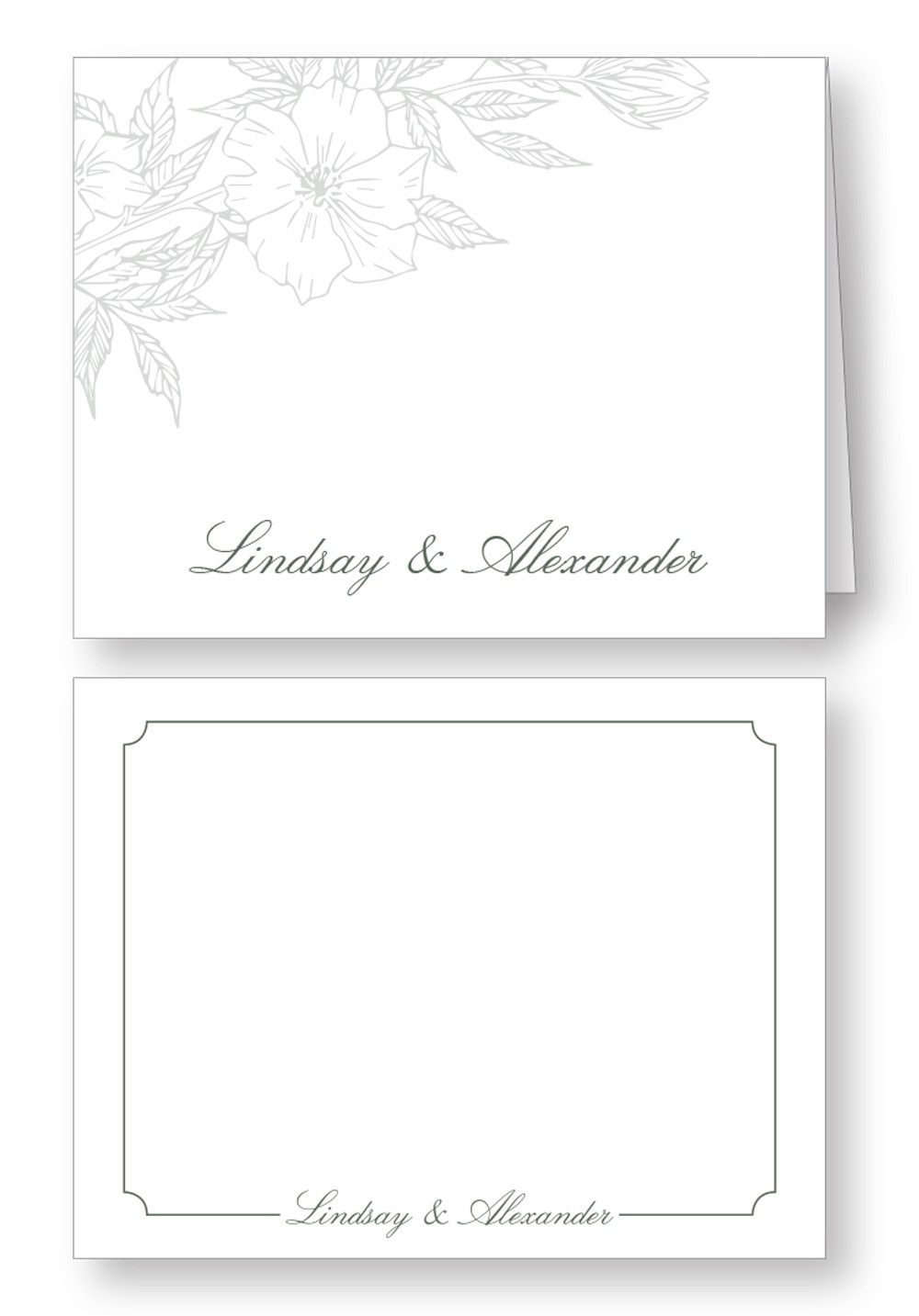Rosemary Thank You Card | Paper Daisies Stationery