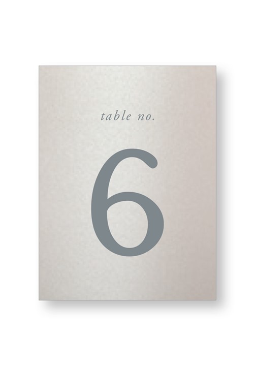 Peony Table Numbers