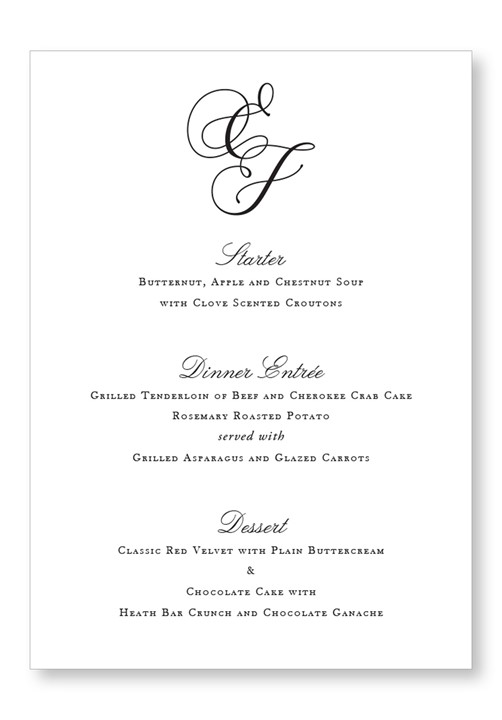 Jasmin Menu