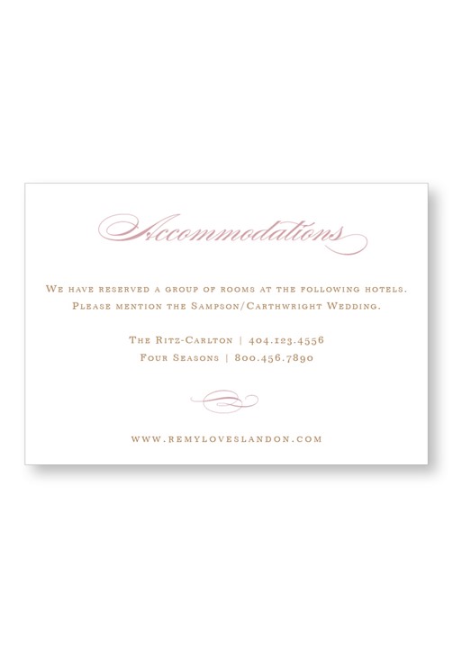 Rose Enclosure Card