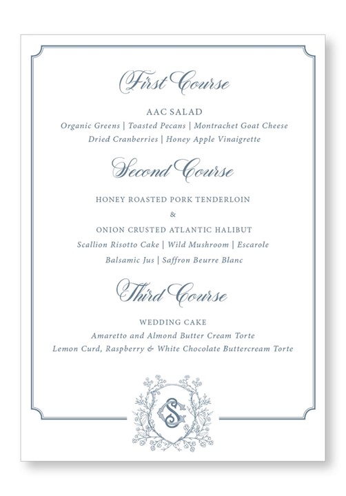 Boxwood Menu