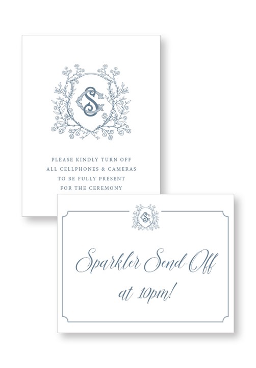 Boxwood Ceremony & Reception Small Signage