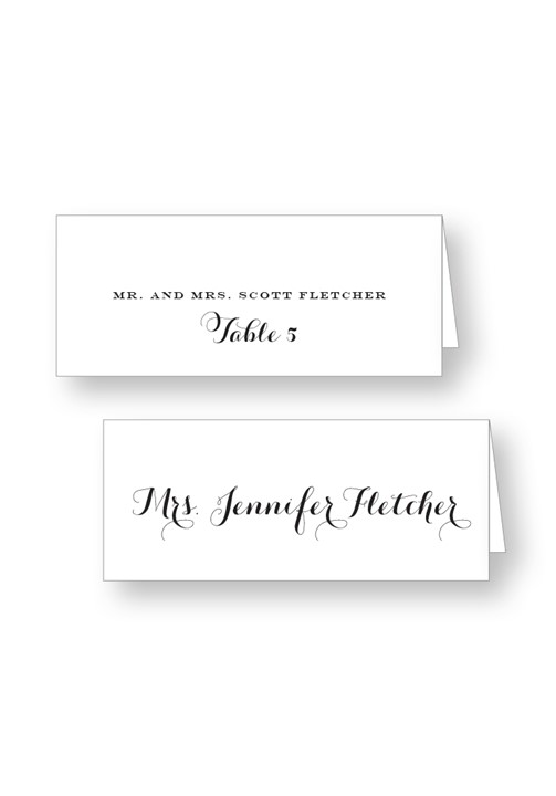 Gardenia Escort & Place Cards