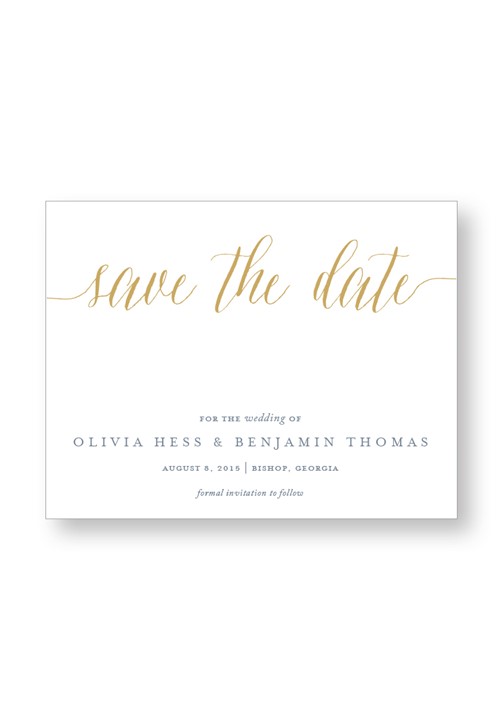 Freesia Save the Date