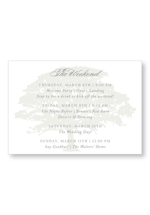 Spanish Moss Enclosure Card