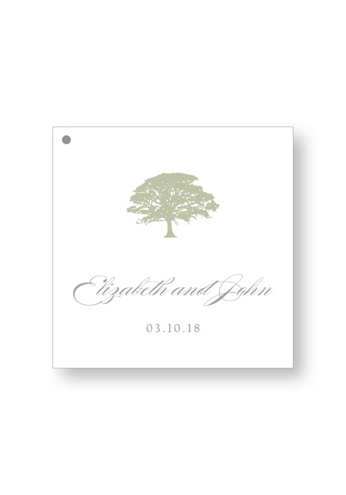 Spanish Moss Welcome Box Tag