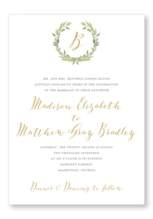 Laurel Invitation