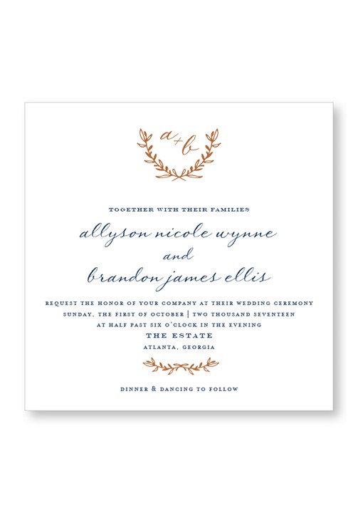 Marsala Invitation