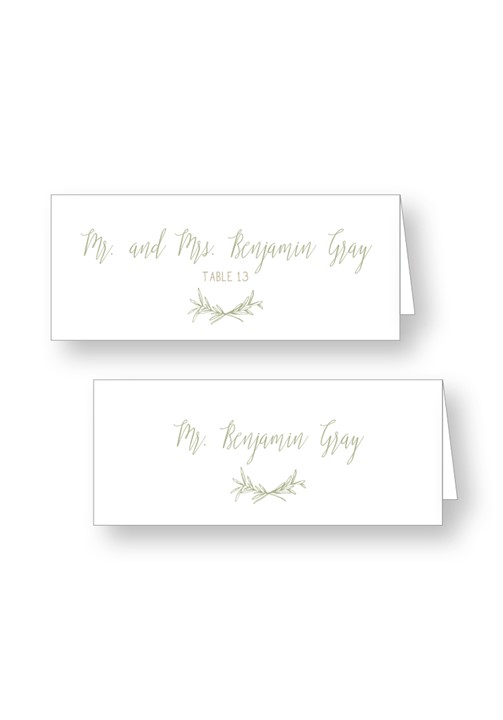 Branch Escort & Place Cards