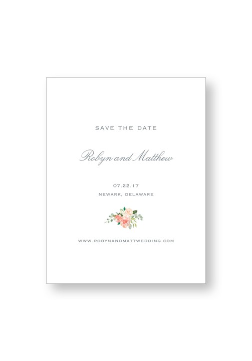 Hydrangea Save the Date