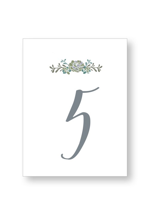 Succulent Table Numbers