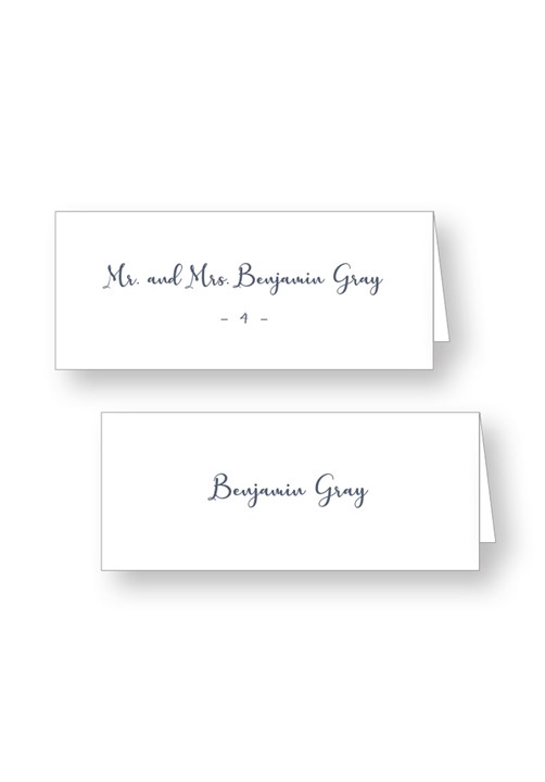 Blue Bell Escort & Place Cards