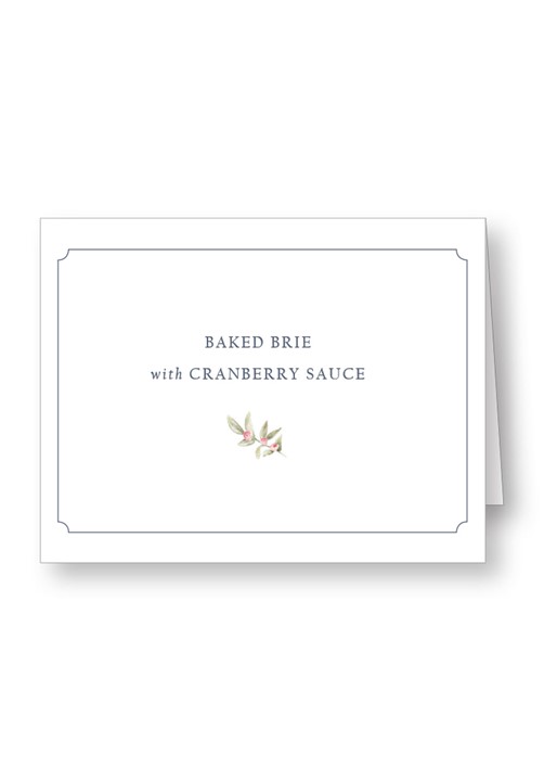 Blue Bell Food Station & Appetizer Signage