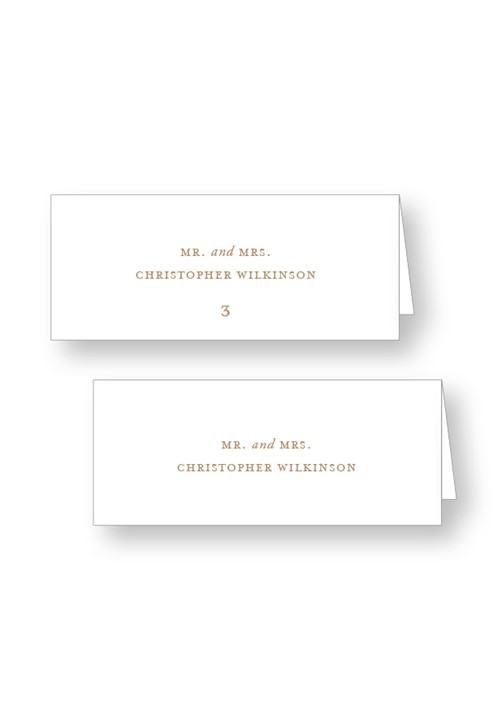 Palm Escort & Place Cards