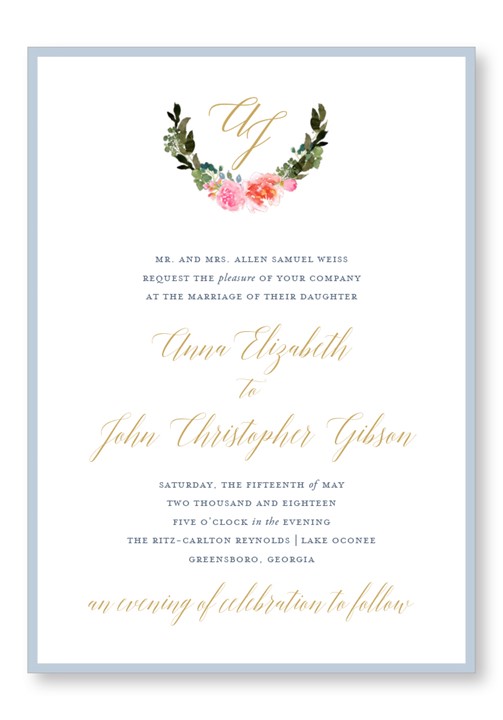 Bouquet Invitation