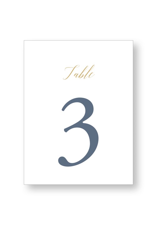 Bouquet Table Numbers
