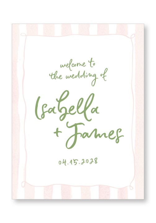 Daisy Ceremony & Reception Large Signage