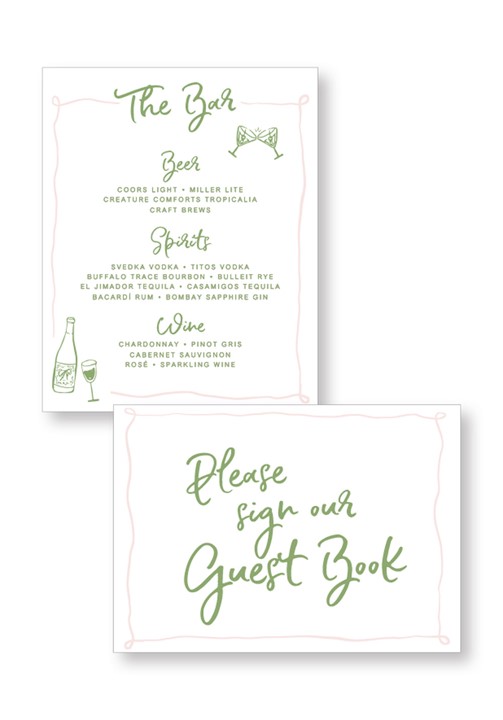 Daisy Ceremony & Reception Small Signage