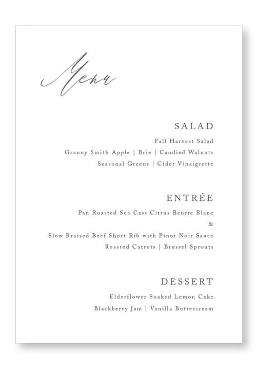 Polyantha Menu