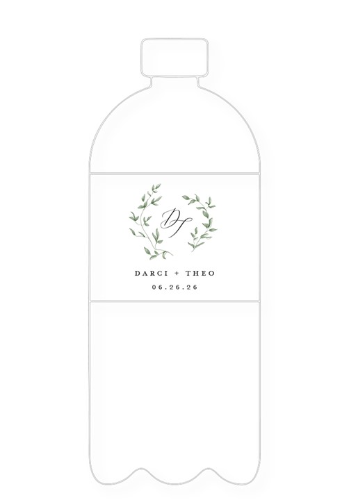 Eucalyptus Water Bottle Label