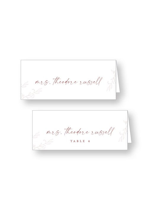 Ivy Escort & Place Cards