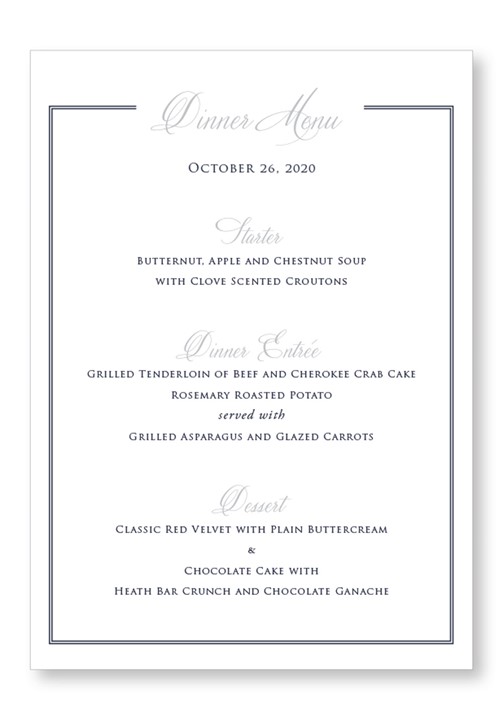 Azalea Menu