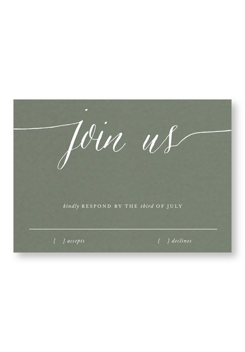 Freesia RSVP Card