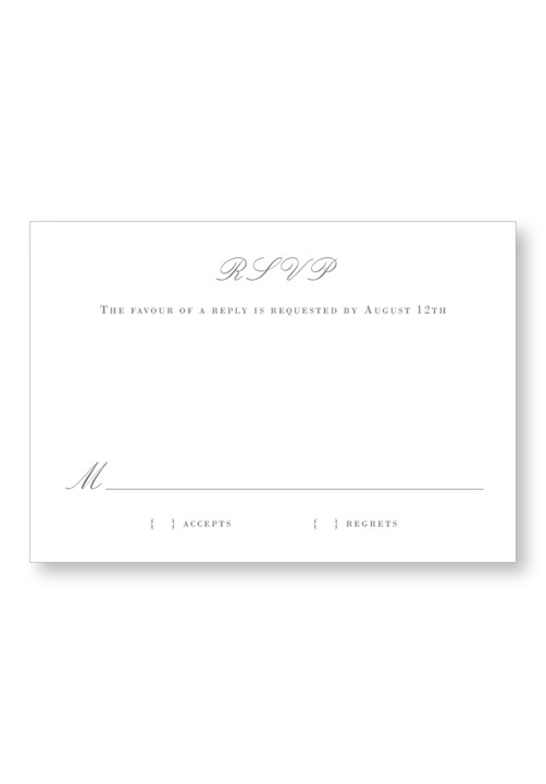 Iris RSVP Card