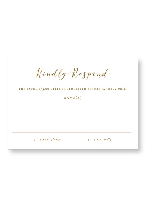 Palm RSVP Card