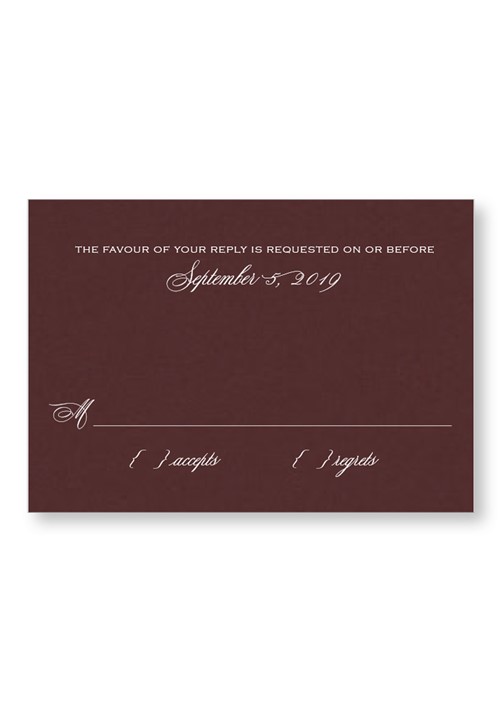 Primrose RSVP Card