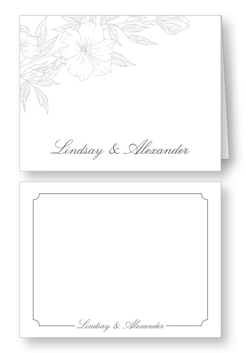 Rosemary Thank You Card