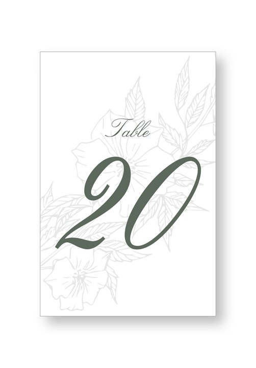 Rosemary Table Numbers