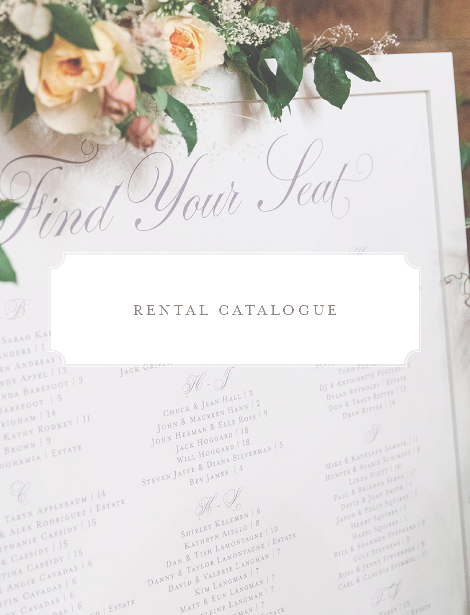 Click to Download | Rental Catalog | Paper Daisies Stationery